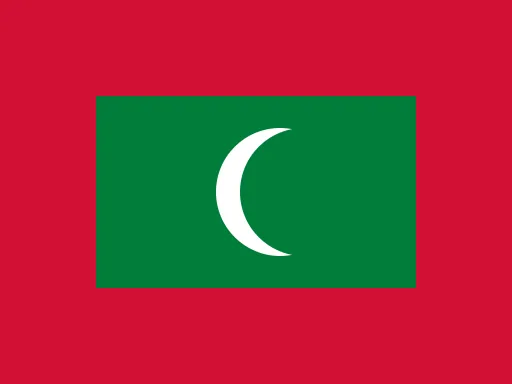 Flag of the Maldives