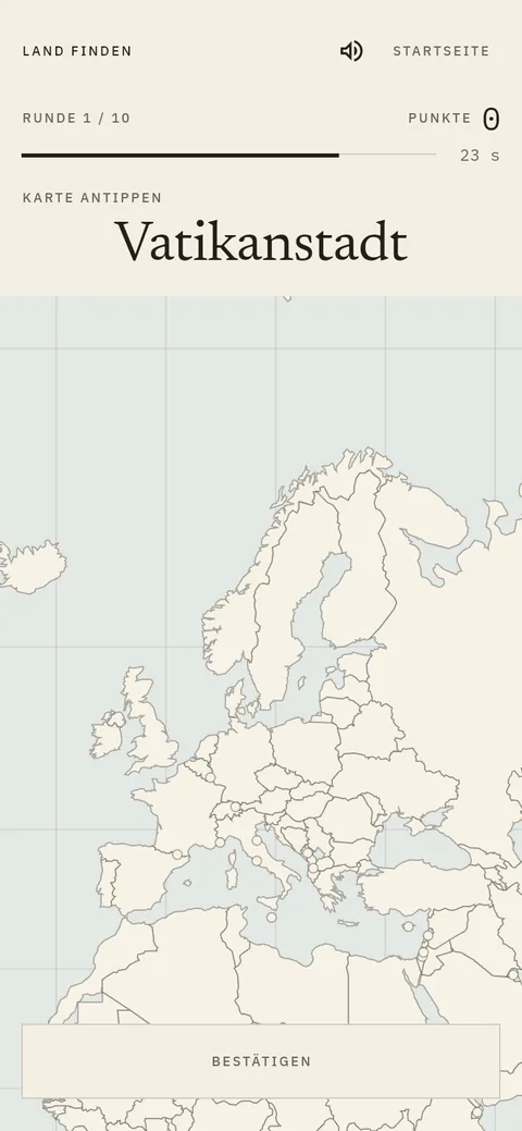 Screenshot von Land finden in All 195