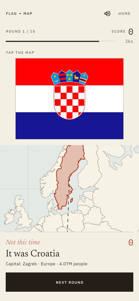 Screenshot of Flag → Map in All 195